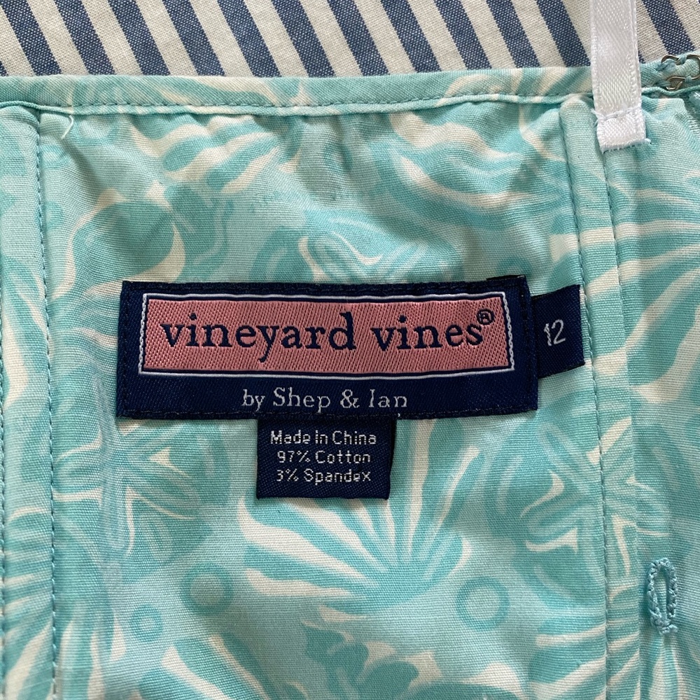Vineyard Vines Shell Strapless Dress - Picture 3 of 4